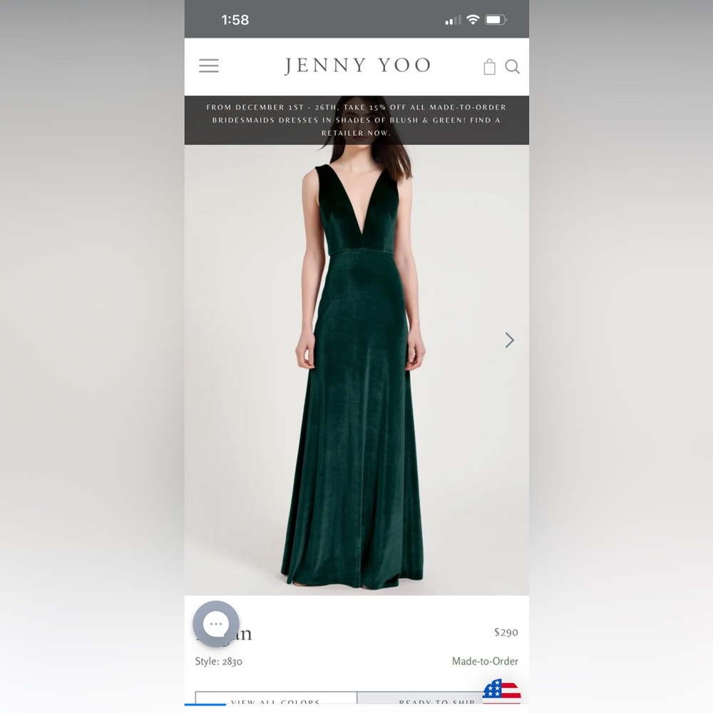 Jenny Yoo bridesmaid dress
